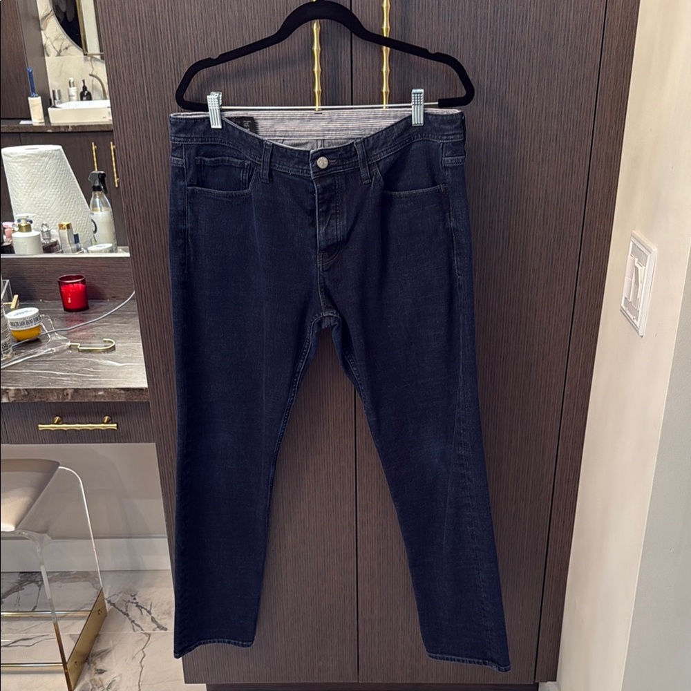 Armani Exchange Blue Straight Jeans